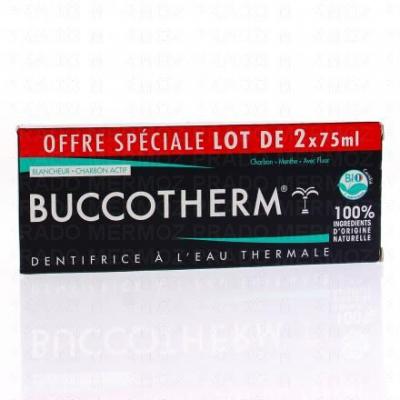 Buccotherm Pack Dentifrice Eau Thermale Bio 2x75ml