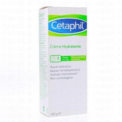 Cr&egrave;me Hydratante 100g Peau Sensible S&egrave;che &agrave; Tr&egrave;s S&egrave;che Cetaphil