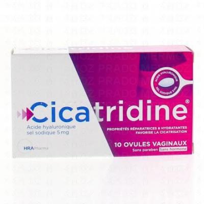 Ovules Vaginaux x10 Cicatrisation et S&eacute;cheresse Intime Cicatridine