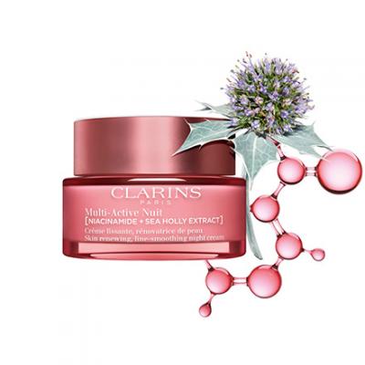 Clarins - Multi-Active Nuit - Toutes peaux Cr&egrave;me nuit anti-&acirc;ge 50 ml
