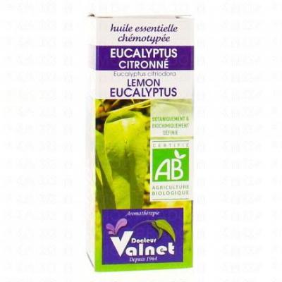 Docteur Valnet Huile Essentielle Bio Eucalyptus Citronn&eacute; 10ml