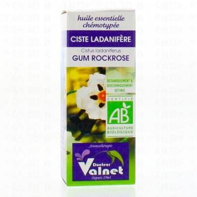 DOCTEUR VALNET Huile essentielle de ciste ladanif&egrave;re bio flacon 5ml