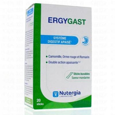 ERGYGAST Syst&egrave;me digestif apais&eacute;x20 sticks de 10ml