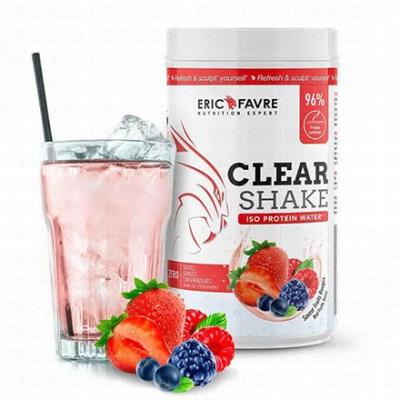 ERIC FAVRE Clear shake Iso prot&eacute;ine water saveur fruits rouges 500g