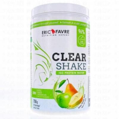 ERIC FAVRE Clear shake Iso prot&eacute;ine water saveur pomme poire 500g