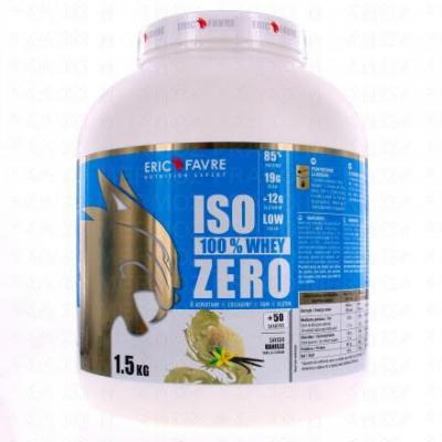 ERIC FAVRE Iso 100% Whey ZERO Vanille 1.5kg