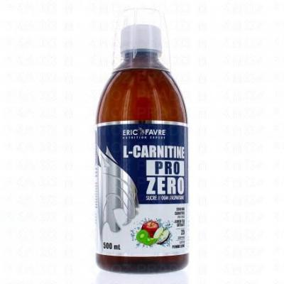 Eric Favre Carnitine Pro Z&eacute;ro - Saveur Pomme Kiwi - Bouteille 500 ml