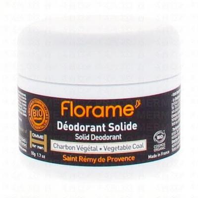 D&eacute;odorant Solide au charbon v&eacute;g&eacute;tal 50ml Homme Florame