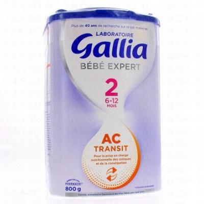 Gallia b&eacute;b&eacute; expert ac transit 2 6-12 mois 800g