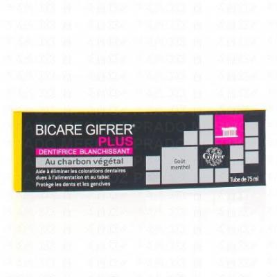 Bicare Gifrer Plus Dentifrice Blanchissant Au Charbon V&eacute;g&eacute;tal 75ml