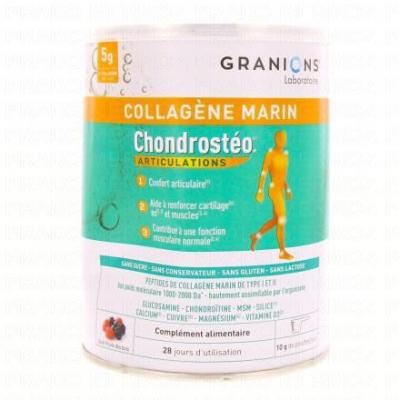 Granions Chondrost&eacute;o+ Collag&egrave;ne Marin - Articulations, Poudre 280g