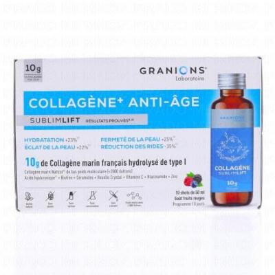 GRANIONS Sublimlift Collag&egrave;ne+ anti-&acirc;ge x10 shots 50ml