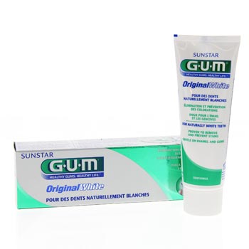 GUM Gel Dentifrice Original White 75 ml - Tube
