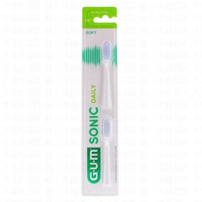 Brosses &Agrave; Dents-Gum Sonic Bad Daily Blanche Rech (Couleur : Blanc)