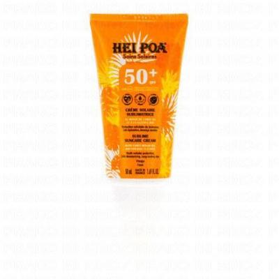 Hei Poa Cr&egrave;me Solaire Visage Spf50+ 50 ml - Tube-Pompe 50 ml