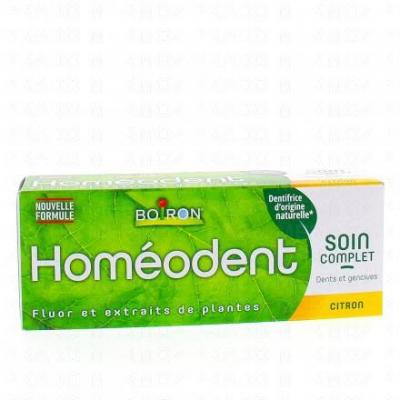 Dentifrice Soin Complet Dents Et Gencives Citron 75ml Homeodent Boiron