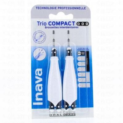 Inava Brossettes 0.6mm Trio Compact Espaces &Eacute;troits 6 recharges