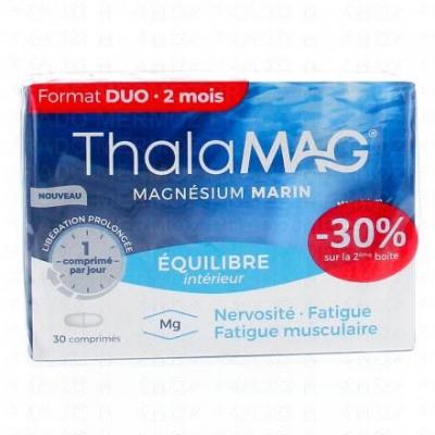 Equilibre Int&eacute;rieur Magnesium Marin 2x30 comprim&eacute;s Lp Thalamag