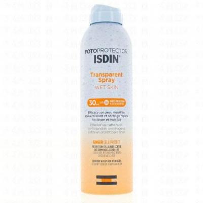 Cr&egrave;me solaire corps SPF30 250ml Transparent Spray Fotoprotector Isdin