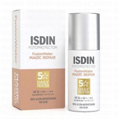 ISDIN Fusion Water Magic Repair - Cr&egrave;me solaire Teint&eacute;e SPF50 50ml