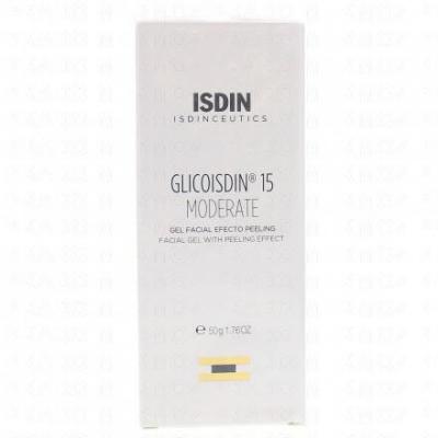 Isdinceutics Glicoisdin15 Moderate Gel Visage 50 Grammes
