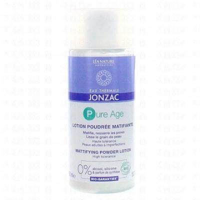 Lotion Poudr&eacute;e Matifiante Bio 150ml Pure Age Eau thermale Jonzac