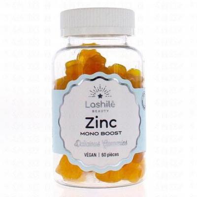 Lashil&eacute; Beauty Zinc Mono Boost Soin de la peau 60 gummies