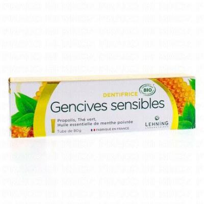 Dentifrice gencives sensibles Bio 80g Lehning