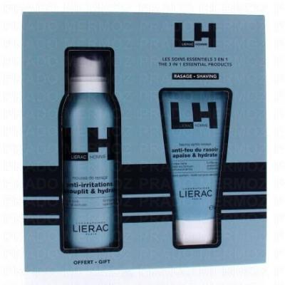 Lierac Mousse &agrave; raser 150 ml + Baume &agrave; raser apr&egrave;s-rasage 75 ml