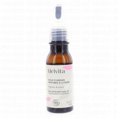 Melvita Huile d'Argan Parfum&eacute;e a la Rose - Flacon Applicateur 50 ml