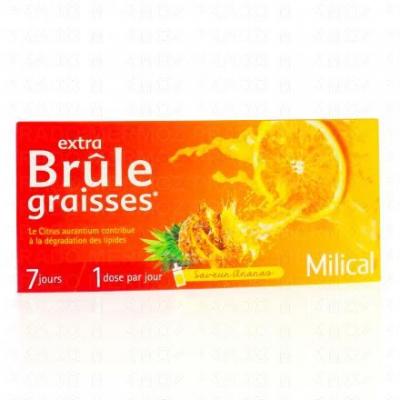 Milical Extra Br&ucirc;le Graisses Ananas 7 Jours - Bo&icirc;te 7 doses de 10 ml