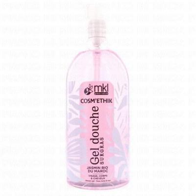 MKL Green Nature Cosm'Ethik Gel Douche Surgras Jasmin Bio du Maroc 1 L