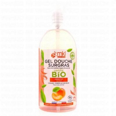 Mkl Green Nature Gel Douche Bio 1 l Abricot - Flacon-Pompe 1 L