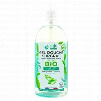 Mkl Green Nature Gel Douche Bio 1 l Aloe Vera - Flacon-Pompe 1 L