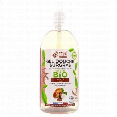 Mkl Green Nature Gel Douche Bio 1 l Karit&eacute; - Flacon-Pompe 1 L