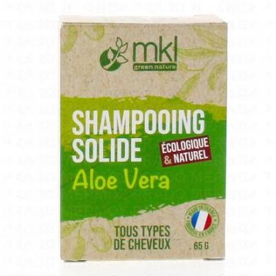 MKL Green Nature Shampoing Solide Aloe Vera Tous Types de Cheveux 65 g