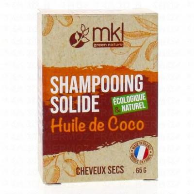 MKL Green Nature Shampoing Solide Huile de Coco Cheveux Secs 65 g