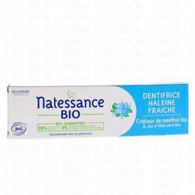 Dentifrice Haleine Fra&icirc;che BioNatessance - Le Tube De 75ml