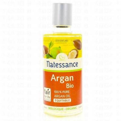 Natessance Huile d'Argan Bio &Eacute;quitable - 100% Pure - Flacon 100 ml