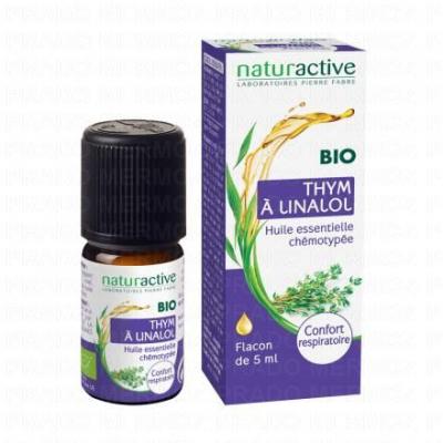Huile Essentielle Bio Thym &Agrave; Linalol Naturactive - Le Flacon De 5ml