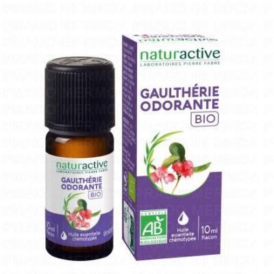 NATURACTIVE Huile Essentielle Bio Gaulth&eacute;rie Odorante flacon 10ml
