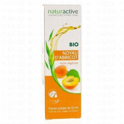 NATURACTIVE Huile v&eacute;g&eacute;tale Noyau d'Abricot Bio Flacon Pompe 50ml