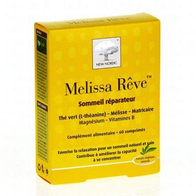 New Nordic M&eacute;lissa R&ecirc;ve 60 Cp - Bo&icirc;te 60 comprim&eacute;s
