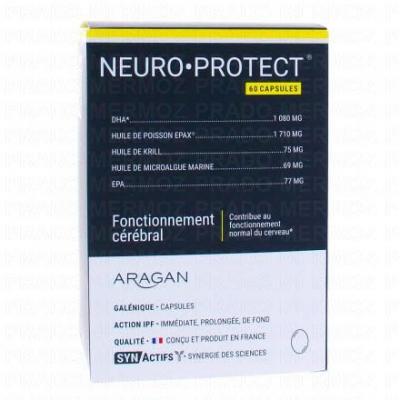 Neuro-protect 60 Capsules Fonctionnement C&eacute;r&eacute;bral Synactifs