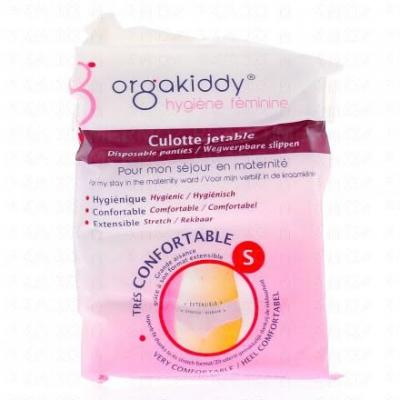 ORGAKIDDY Culotte jetable maternit&eacute;x4 taille s