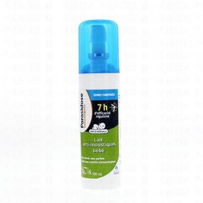 Lait Anti-moustique B&eacute;b&eacute; R&eacute;pulsif Moustidose - Le Spray De 100ml