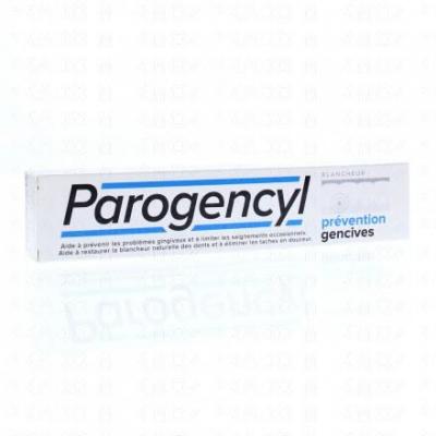 PAROGENCYL Dentifrice pr&eacute;vention gencives blancheur 1 unit&eacute;75ml