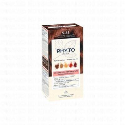 Phyto Kit Coloration Permanente 5.35 Ch&acirc;tain Clair Chocolat PHYTOCOLOR