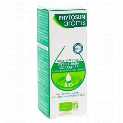 Huile Essentielle Petit Grain Bigaradier Bio 10ml Phytosun Aroms