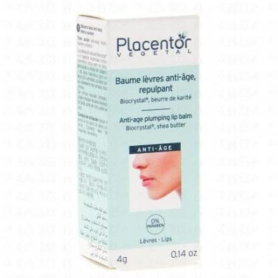 PLACENTOR - Baume l&egrave;vres anti-&acirc;ge repulpant stick 4g